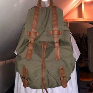 Green back pack